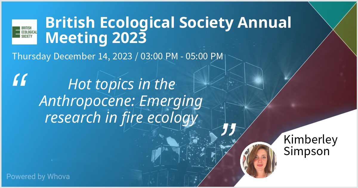 On my way to Belfast for #BES2023 - excited to see my extended ecological family! For those interested in #fireecology - come to this session on Thurs PM chaired by ⁦@FunkyAnt⁩ and myself! We’ve some excellent talks from ⁦@Caroaceae⁩ ⁦@AleTFidelis⁩ …