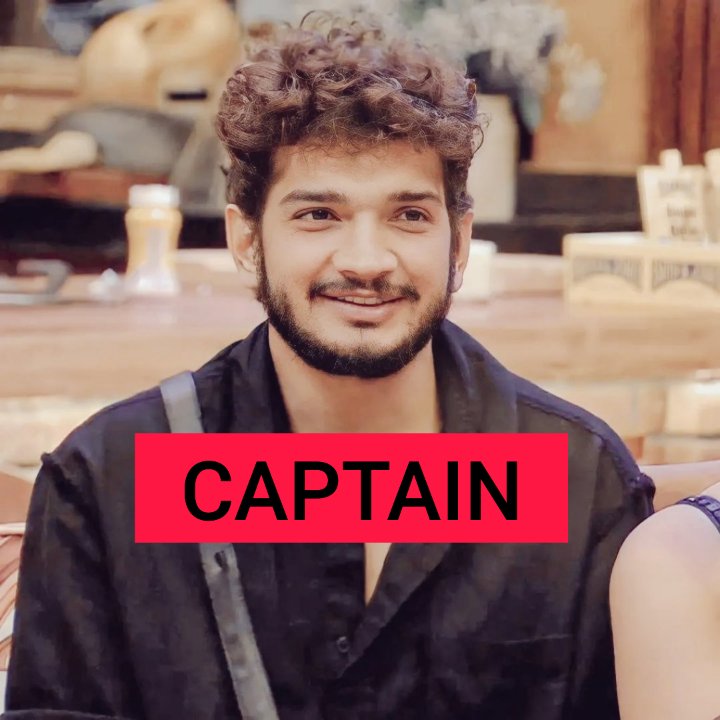 #MunawarFaruqui becomes first Captain of #BiggBoss17 House Retweet If Happy??