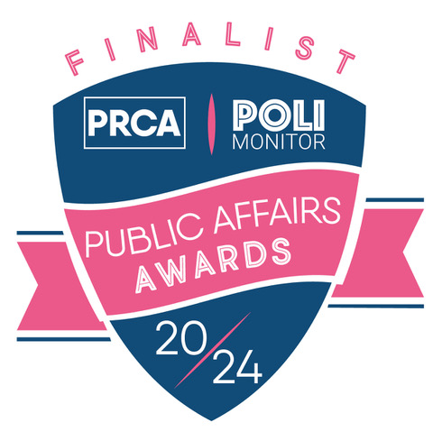 We're delighted that we're shortlisted for @PRCA_HQ's 'Small Consultancy of the Year' Award🎉

We've come a long way since our merger with DevoConnect in June, and it's great to receive recognition for our hard work as a #PublicAffairs consultancy!