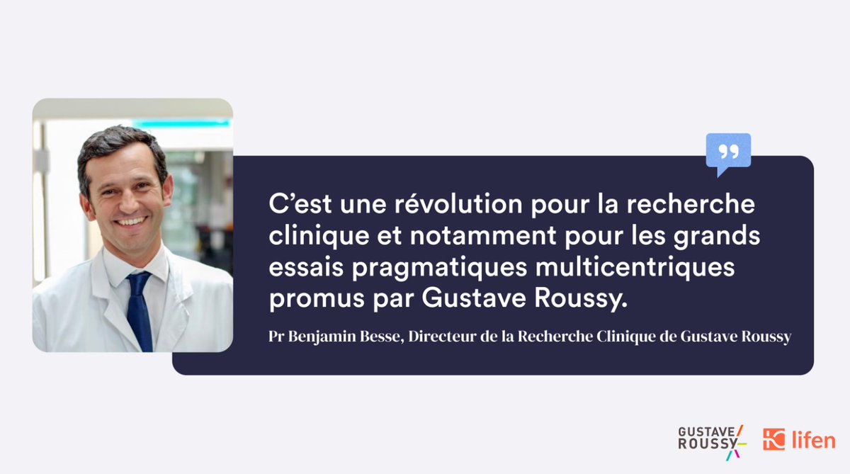 Partenariat stratégique entre @GustaveRoussy et @lifen_fr : une avancée majeure pour accélérer la recherche en oncologie grâce à l’Intelligence Artificielle (#IA). 📰 Lire le communique de presse : gustaveroussy.fr/fr/partenariat…