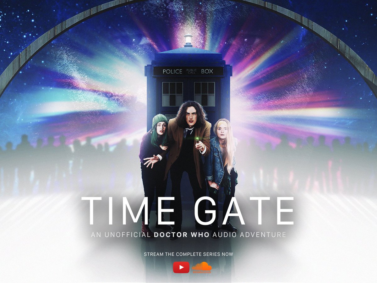 TimeGateDW's tweet image. 💫 The Universe Awaits 💫

This is TIME GATE: An Unofficial #DoctorWho Audio Adventure! An action-packed jaunt through time &amp;amp; space with your favourite Time Lord &amp;amp; his brand new friends 🤩

Search TimeGateDW on YouTube &amp;amp; stream the ENTIRE SERIES now! 🌟