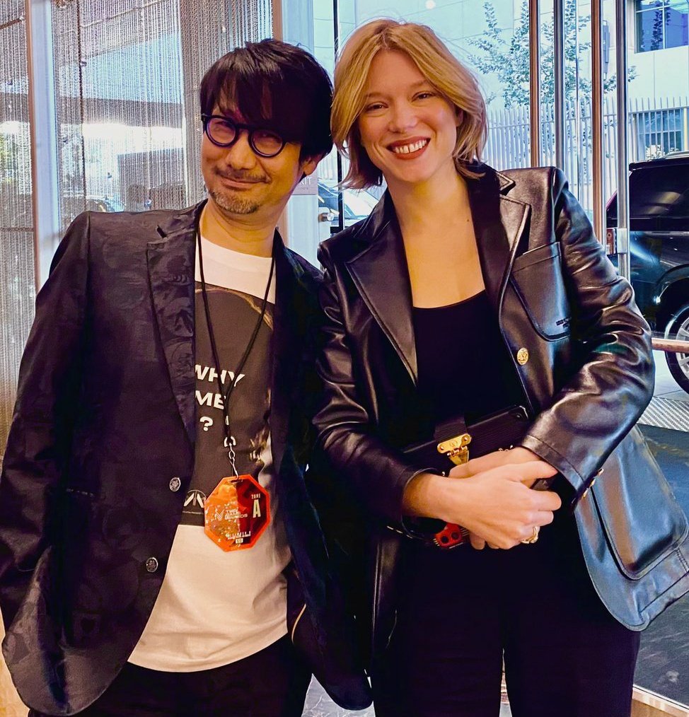 best of léa seydoux on X: 📸 Hideo Kojima posted this picture