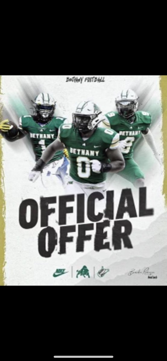Hayden Nester (@haydennester75) on Twitter photo After a great visit i am blessed to receive my first offer from @BethanyWVFB 🤘🏻🦬 <a href="/CoachRobBC/">Brandon Robinson</a> <a href="/coachR_Brown/">❄️Robbie Brown❄️</a> After a great visit i am blessed to receive my first offer from @BethanyWVFB 🤘🏻🦬 <a href="/CoachRobBC/">Brandon Robinson</a> <a href="/coachR_Brown/">❄️Robbie Brown❄️</a>