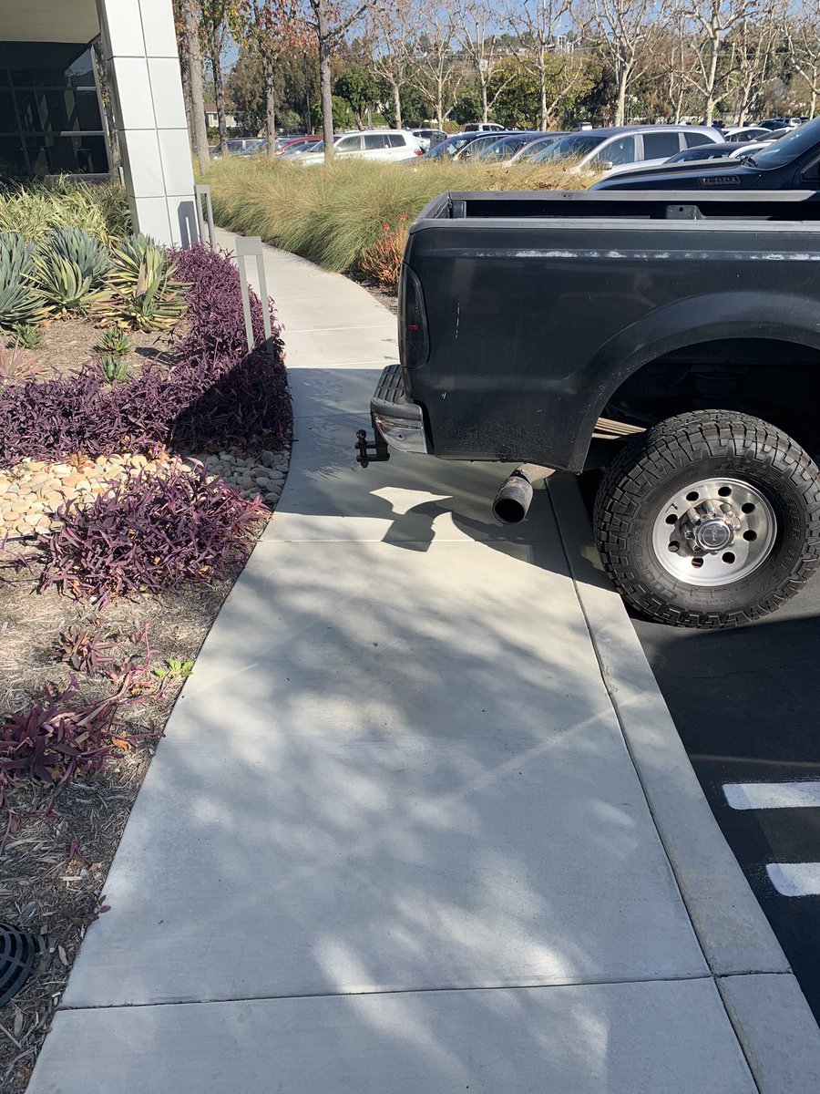 nerrick's tweet image. Todays lesson on how to park like a dick, California Edition