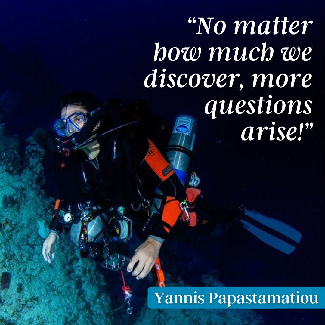 Meet Yannis Papastamatiou! 👋 Yannis (@dr_yannis) is a behavioral #ecologist & associate prof at @FIU in the @peclabfiu. His lab studies behavioral & physiological ecology of #sharks, rays & fish, 👀 at their roles in their #environment. Read more ➡️ hubs.ly/Q029Z0bG0