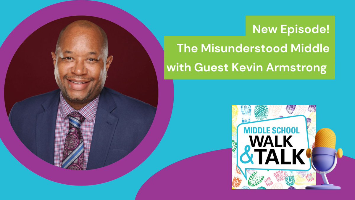 The newest episode of the #MSWT just dropped!

<a href="/NAESP/">National Assoc. of Elementary School Principals</a> President-elect <a href="/DrKDArmstrong/">Kevin D. Armstrong, Ed.D.</a> joins <a href="/Pfagell/">Phyllis Fagell, LCPC</a> &amp; Jessica McGuire to talk about the importance of differentiating for the middle level &amp; his aspirations for his presidential term. 

Listen now 🎧: okt.to/02zXP6