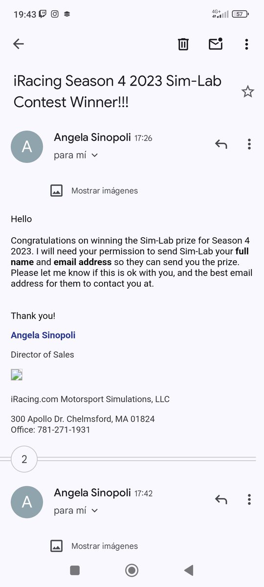 5K y Copckit P1X para casa🫶 gracias <a href="/iRacing/">iRacing</a>  

PD: <a href="/Heikki360/">Xabier Sánchez</a> <a href="/borja_zazo/">Borja Zazo</a> <a href="/Stradi81/">Stradi</a> 
preparaos que alla voy🤣❣️