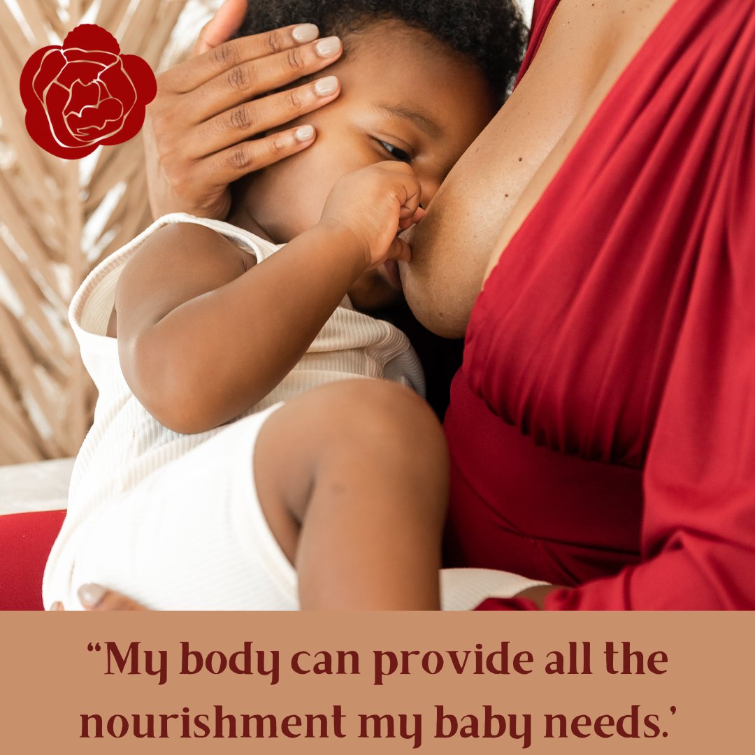 Empowered by the strength and resilience of a black mom's body, nature's masterpiece providing the love, nourishment, and everything essential for her precious baby's journey through life. 💖#MotherhoodMagic #NurturingStrength #rosheal #heal2health #blkbfing