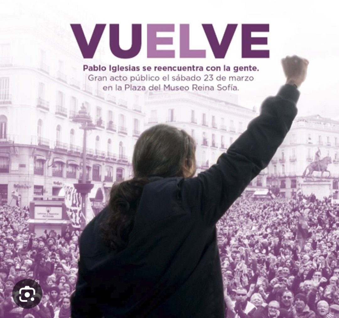 Debería volver Pablo Iglesias