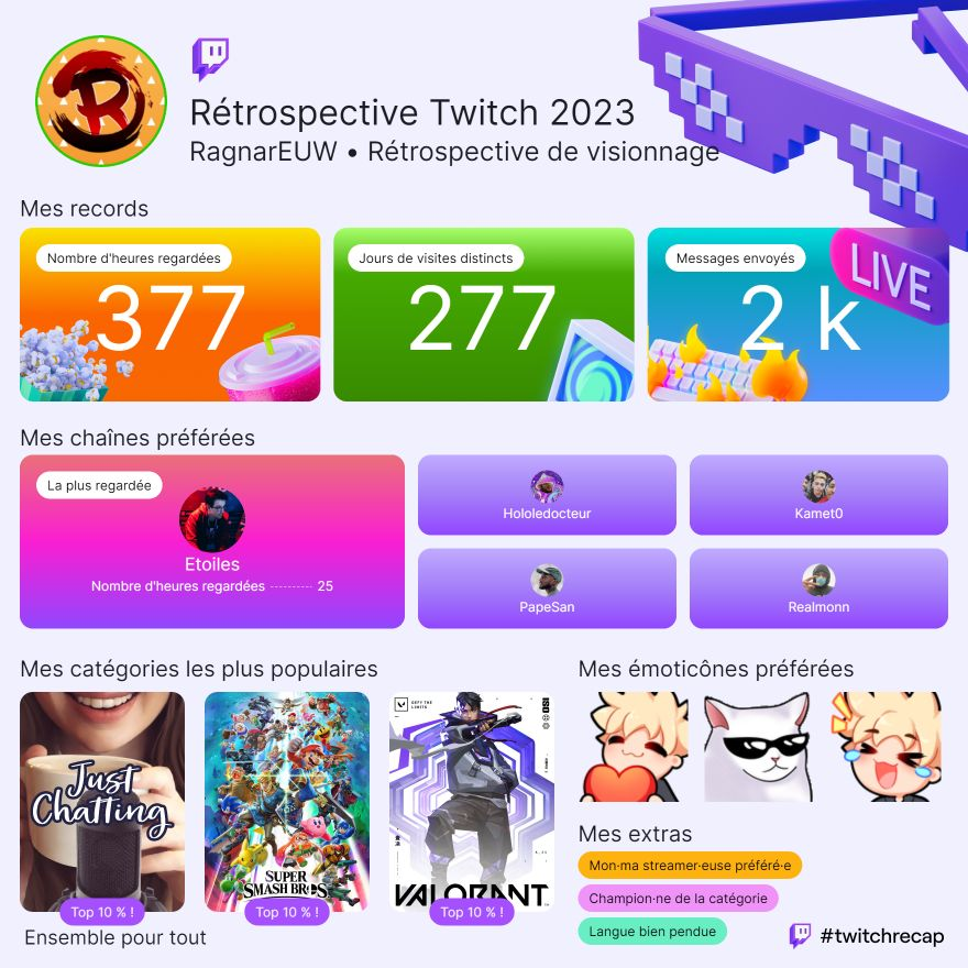 De rien à moi #twitchrecap