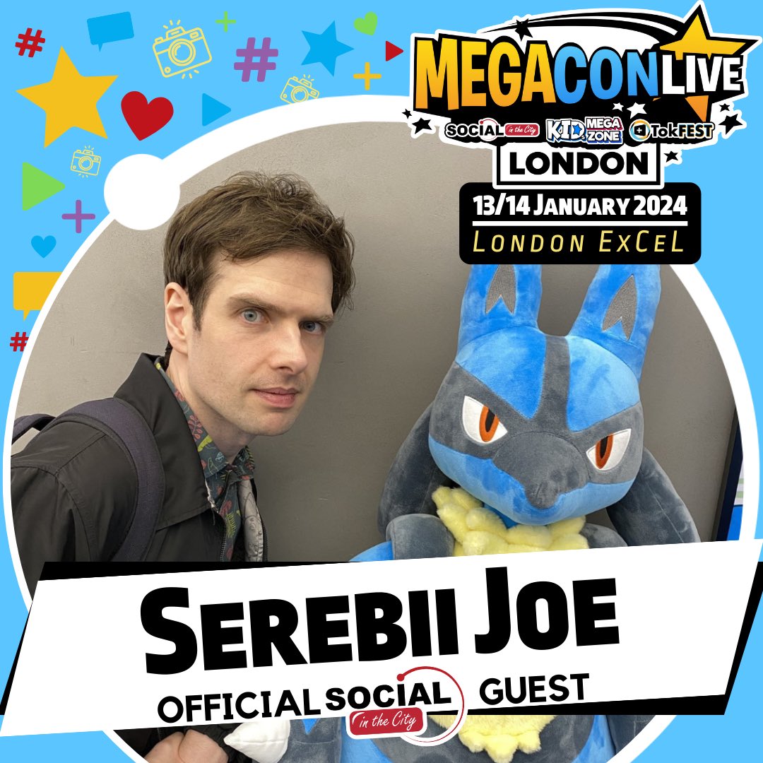 Get ready to see more creators at @megaconlive London THIS JANUARY! We’ll be joined by @bekyamon @BananaJamana @ChocolateKieran and Pokémon Expert @JoeMerrick 🥳 We’re working on a fun schedule of creator activity, so stay tuned! 📌 13/14 Jan @ ExCeL London! Don’t miss it ⏰