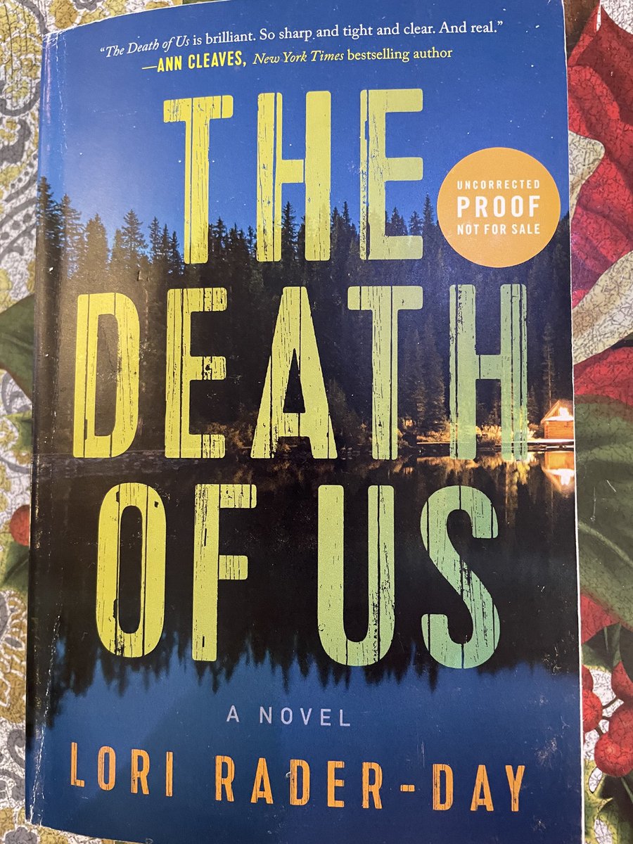 Radar-Day knows small towns, and constructs a story that is both realistic and heartbreaking, w/lies and secrets forming Liss Kehoe’s marriage and parenting. Perceptive, clever, and tension- packed, this is her finest yet. Not to be missed. ⁦@WmMorrowBooks⁩ @Lori Rader-Day