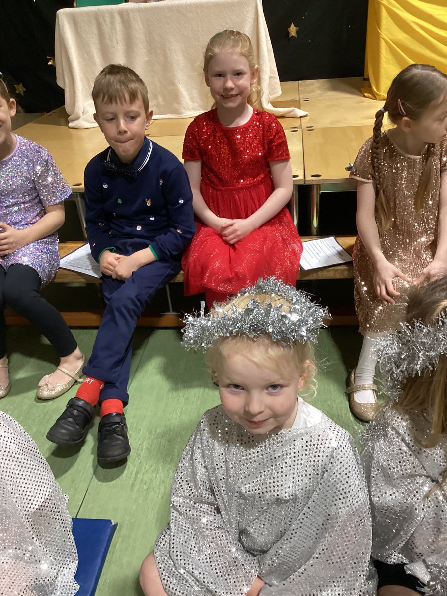 PineClass_RE2's tweet image. Nativity 2023 ✨ Miss Kelly is soo proud of each and every one of you! 🎵 🐪