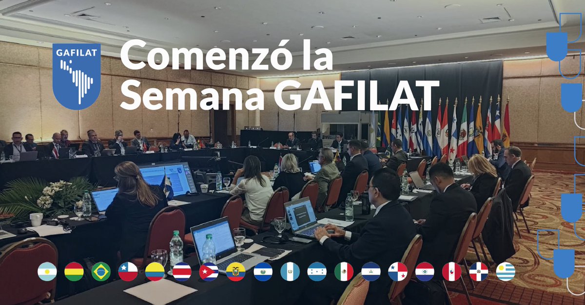 Les damos la bienvenida a nuestros 18 países miembros y observadores, que nos acompañan en esta Semana GAFILAT en la ciudad de Punta del Este, Uruguay, donde se desarrollarán las reuniones de los grupos de trabajo y XLVIII Pleno de Representantes del organismo.