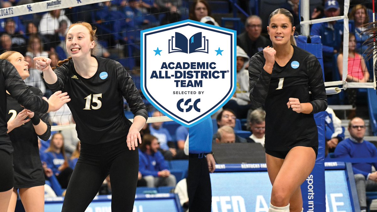 Congrats to Millie Loehr and Mary Emily Morgan on being named Academic All-District! 📚