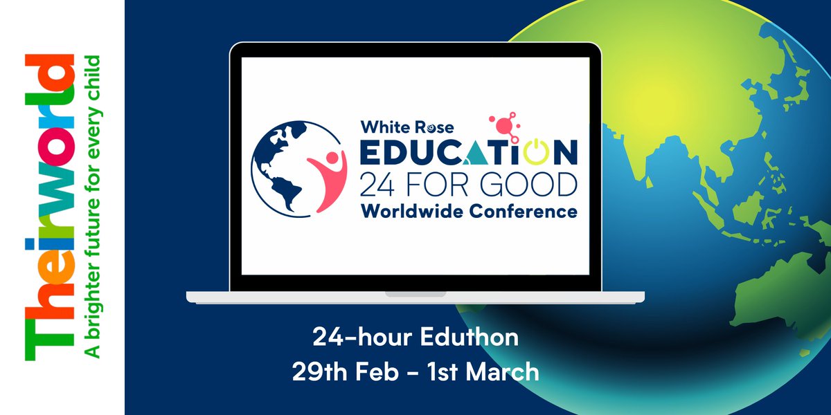 COMING SOON - 24 for good: A worldwide conference from White Rose Education 🌎

Join us for an amazing 24-hour online Eduthon, sharing excellent maths and science professional development with the world 🤩

See more here 👉 eu1.hubs.ly/H06DsCl0