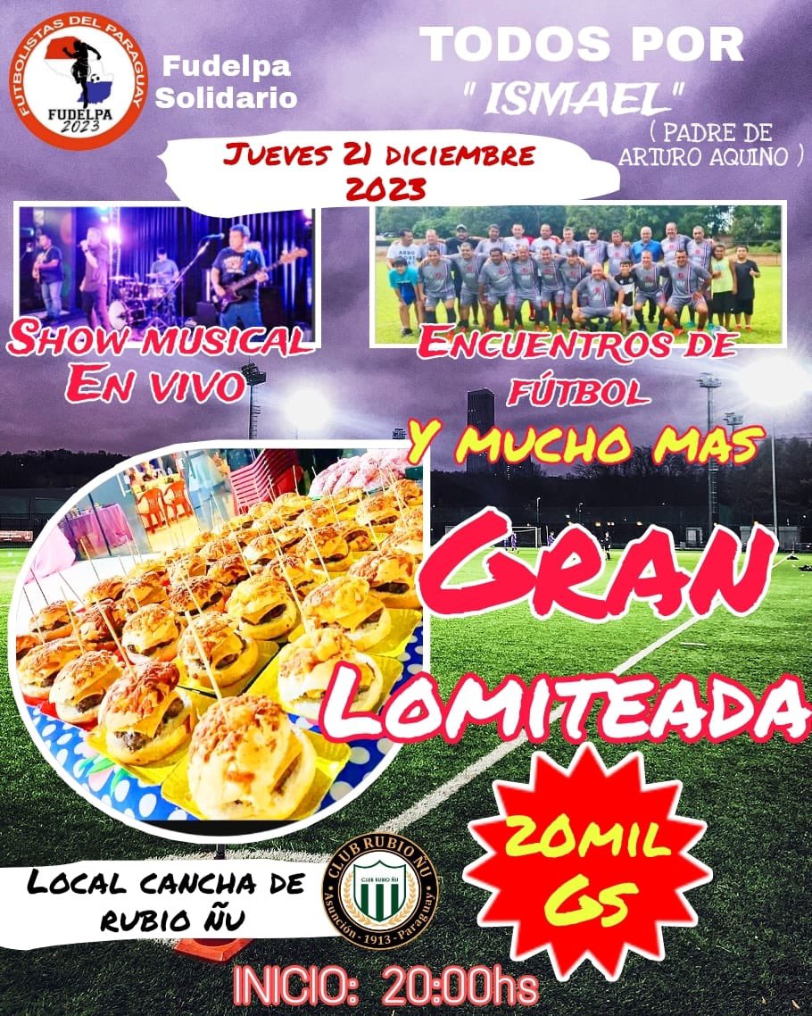 Les esperamos a todos el jueves 21! Todos por “Ismael” 💪🏼