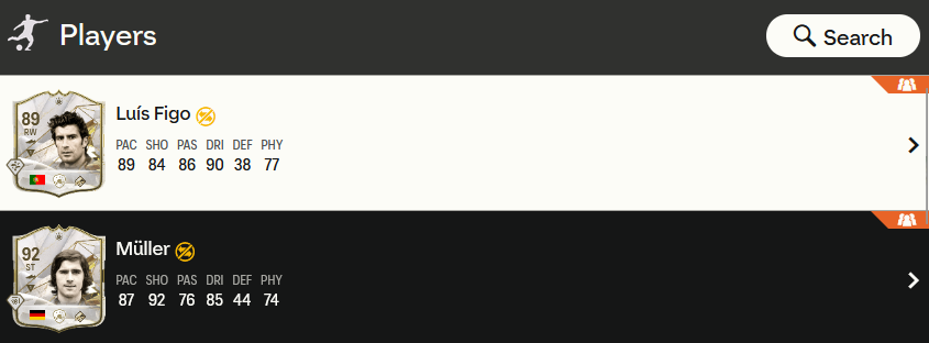 FUTSpeculator's tweet photo. 2 x 87+ Base or Centurions Icon Upgrade on a secondary account 😊
W or L? 🥹
#EAFC #EAFC24 #FIFA24 #FUT #FUT24 #easportsfc #fifacoins #BaseIcon #Centurions #IconUpgrade