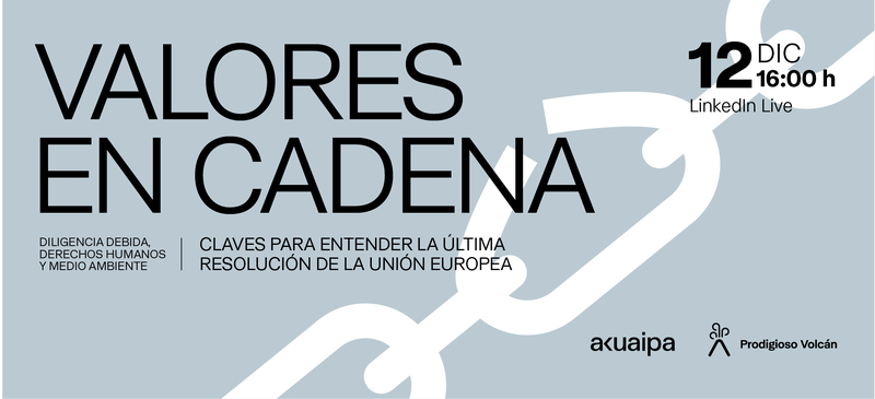 ¡Estamos en directo! 🔴

Únete a la sesión 'Valores en cadena', sobre #DiligenciaDebida en derechos humanos y medio ambiente, aquí 👇
linkedin.com/events/valores…