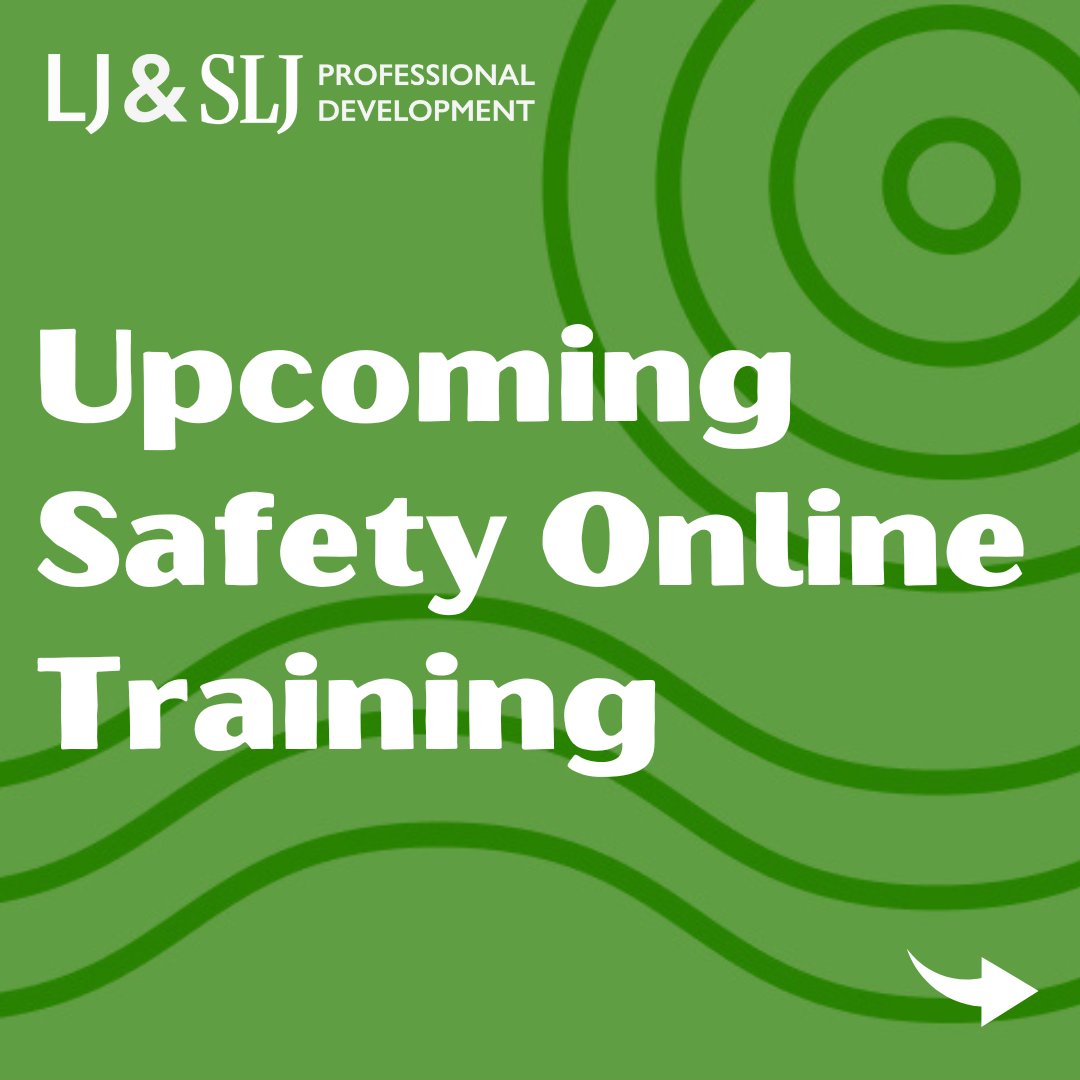 LJ_SLJEvents's tweet image. Empower your library: Join us for two critical online courses on safety in 2024. View our full lineup: hubs.la/Q02cHBZJ0 #LibrarySafety #SaferLibraries