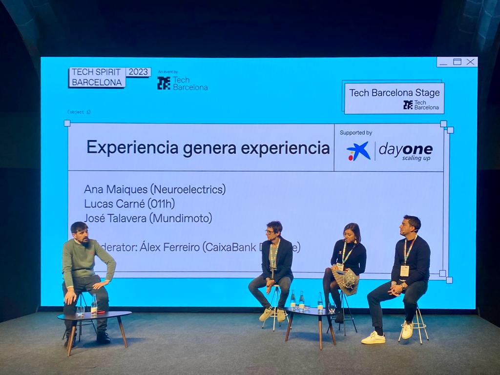 Adigital (@adigital_org) on Twitter photo Hoy <a href="/ana_maiques/">Ana Maiques</a> , presidenta de #EsTech, destaca la importancia de contar con fundadores con experiencia emprendedora en el ecosistema emprendedor en #TechSpiritBarcelona2023
👤Junto a <a href="/lcarnec/">Lucas Carné</a> de <a href="/011hdecarbonize/">011h</a>, Josep Talavera de <a href="/mundimoto_com/">Mundimoto</a> y <a href="/Alex_Ferreiro/">Alex Ferreiro</a> de <a href="/caixabank/">CaixaBank</a> Hoy <a href="/ana_maiques/">Ana Maiques</a> , presidenta de #EsTech, destaca la importancia de contar con fundadores con experiencia emprendedora en el ecosistema emprendedor en #TechSpiritBarcelona2023
👤Junto a <a href="/lcarnec/">Lucas Carné</a> de <a href="/011hdecarbonize/">011h</a>, Josep Talavera de <a href="/mundimoto_com/">Mundimoto</a> y <a href="/Alex_Ferreiro/">Alex Ferreiro</a> de <a href="/caixabank/">CaixaBank</a>