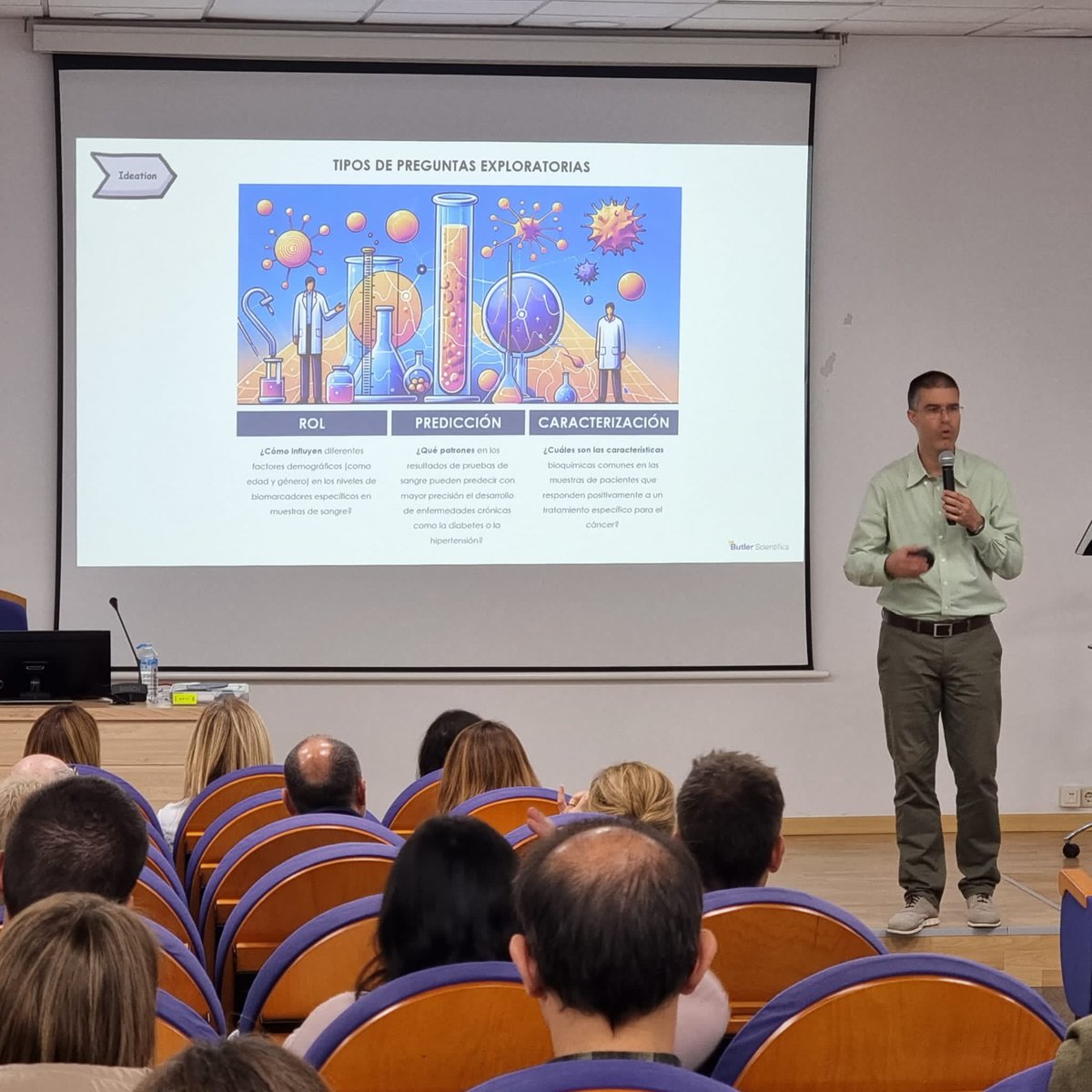 butlersci's tweet image. Nuestro CEO y Director de #CienciaDeDatos @RayGButler ha tenido hoy la oportunidad de compartir parte de nuestra experiencia como #DataExplorers y en proyectos de #InteligenciaArtificial...