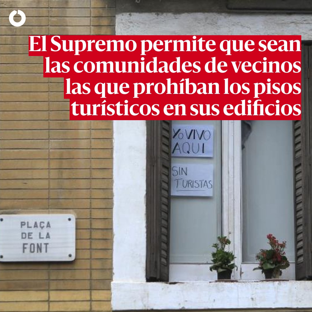 El Supremo permite que sean las comunidades de vecinos las que prohíban los pisos turísticos en sus edificios

Entiende que si una comunidad de propietarios ha vetado las actividades económicas en las viviendas también afecta a este tipo de apartamentos eldiario.es/economia/supre…