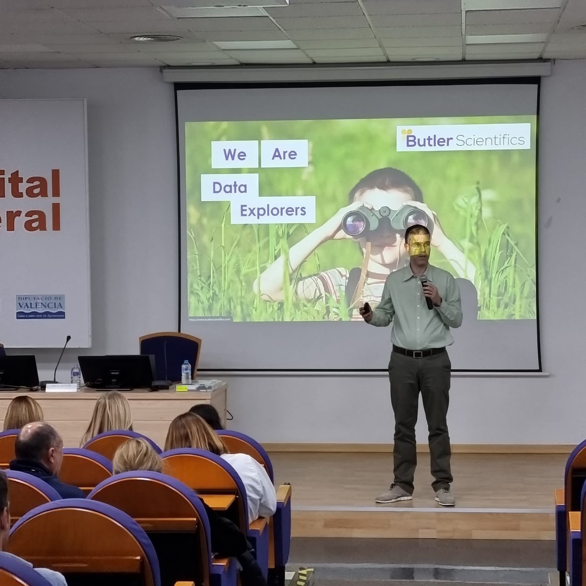 butlersci's tweet image. Nuestro CEO y Director de #CienciaDeDatos @RayGButler ha tenido hoy la oportunidad de compartir parte de nuestra experiencia como #DataExplorers y en proyectos de #InteligenciaArtificial...