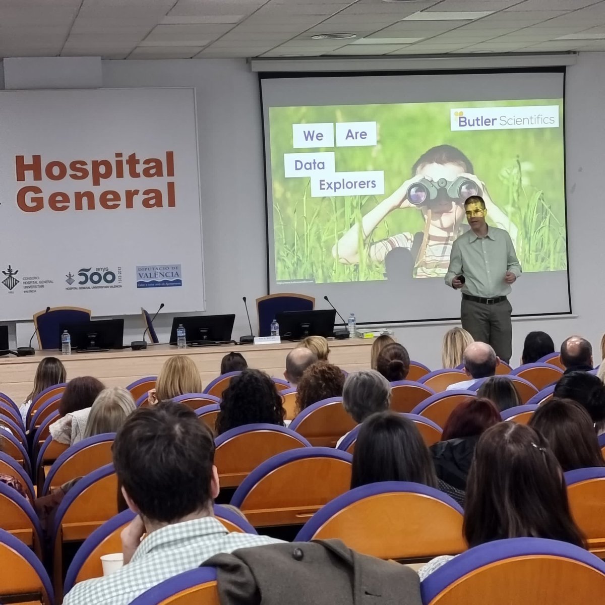 butlersci's tweet image. Nuestro CEO y Director de #CienciaDeDatos @RayGButler ha tenido hoy la oportunidad de compartir parte de nuestra experiencia como #DataExplorers y en proyectos de #InteligenciaArtificial...