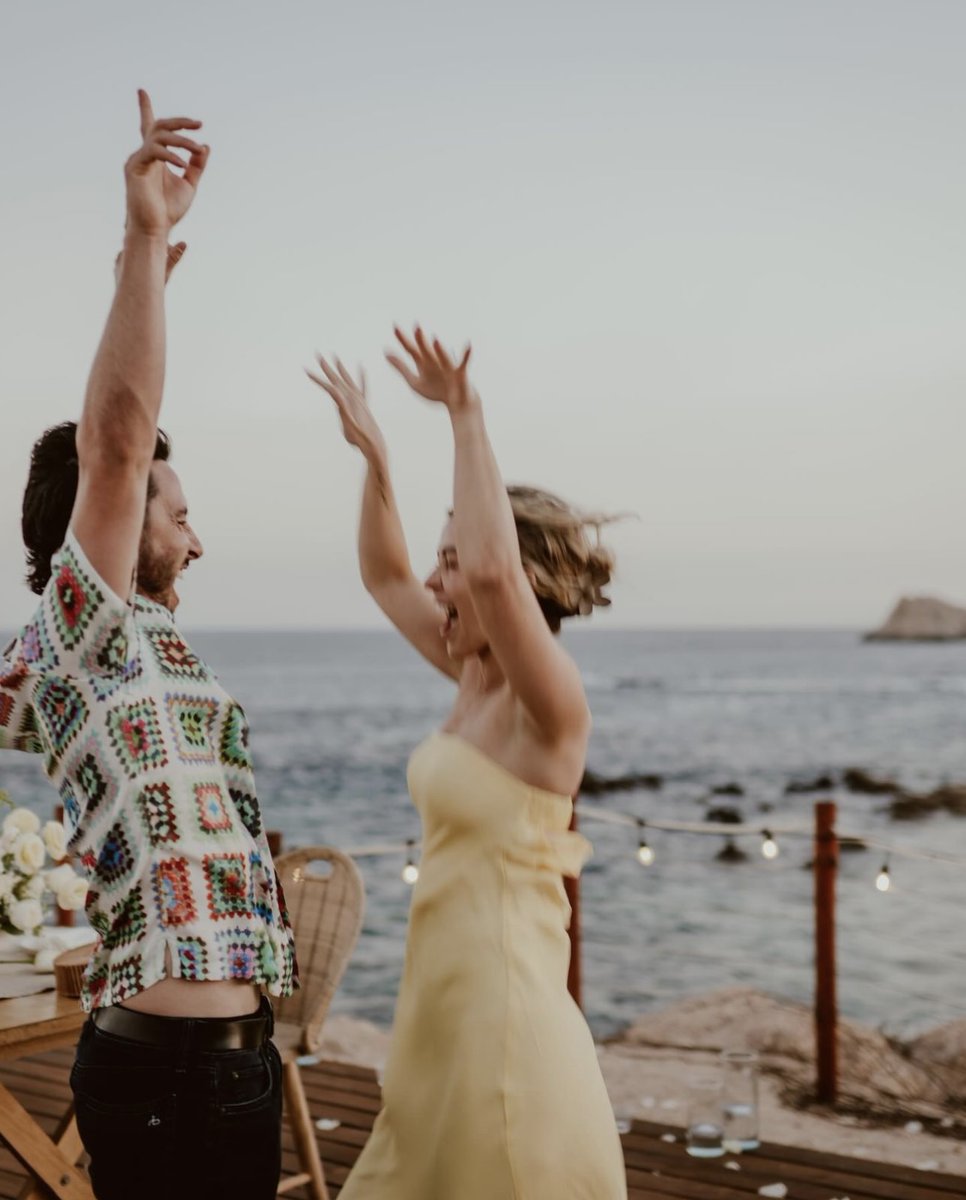 You just know the vibes are top notch. 🕺

Congratulations to the future Mr. and Mrs. Stubbs!

(via evynmurray on IG)