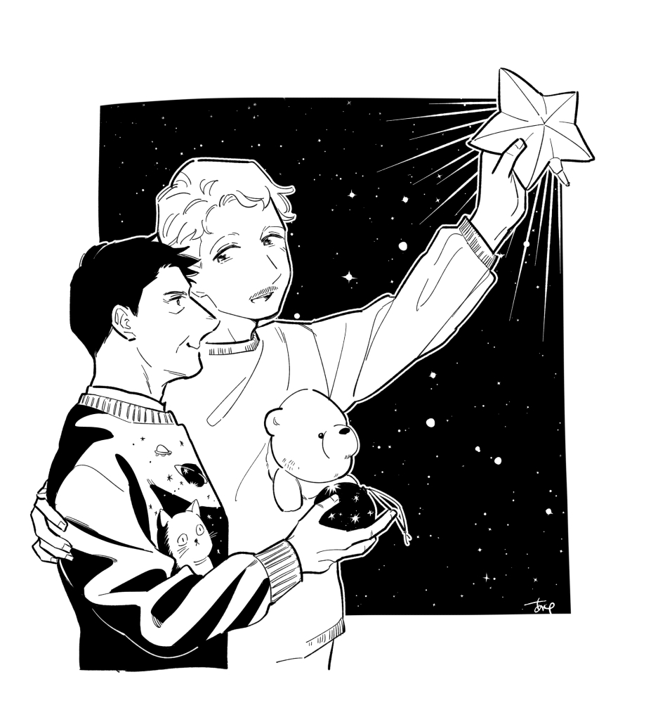 lalala_cocoa's tweet photo. Happy Holidays･ﾟ*｡★･ https://t.co/3ExpMNJwle