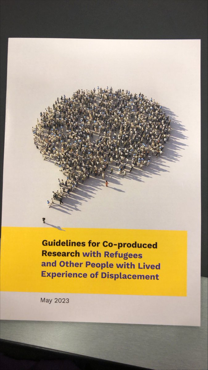 At the #GRF2023 these guidelines bit.ly/4afIX5q were shared. At Share, we are dedicated to fostering participatory monitoring and evaluation pieces. Persons with lived experience were involved as researchers in the 🇮🇪 and 🇩🇪 evaluation into sponsorship schemes.