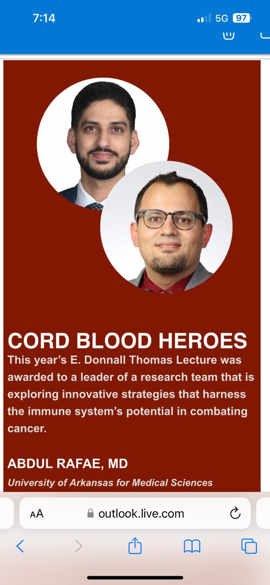 Honoring Dr. Katy Rezvani, a true (cord blood) hero! Thank you for this piece @HadidiSamer @a_rafaemd #ASH23