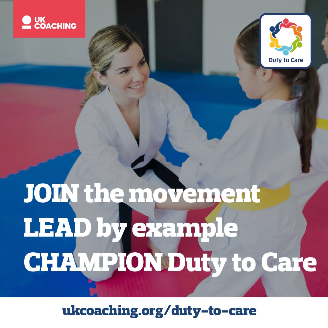 Coaches are responsible for creating a safe environment for people to achieve their goals. That is why we encourage coaches at all levels to regularly refresh their understanding of their duty to care & safeguarding practice Visit our Hub to learn more: bit.ly/4auRnGn