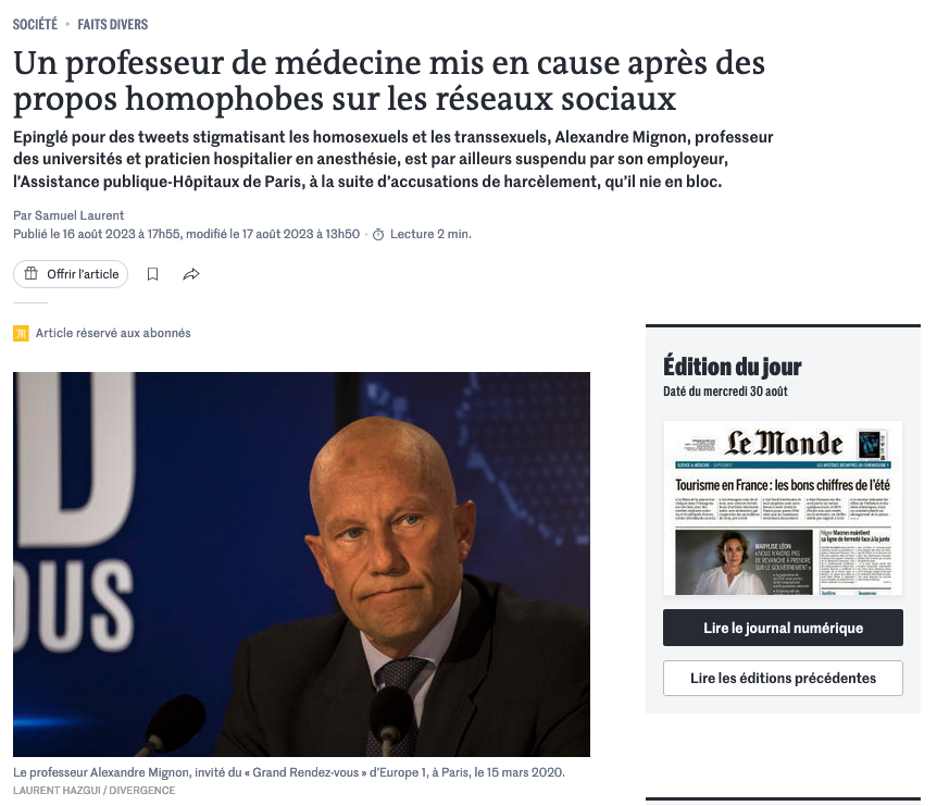 Parutions Le Monde web, les Jours et Les Échos

2023
Manuel Bompard - Le grand RDV
Elkabbach et Sarkozy
Alexandre Mignon
L'actualité et les jeunes

Photos © Laurent Hazgui / @divergenceimages