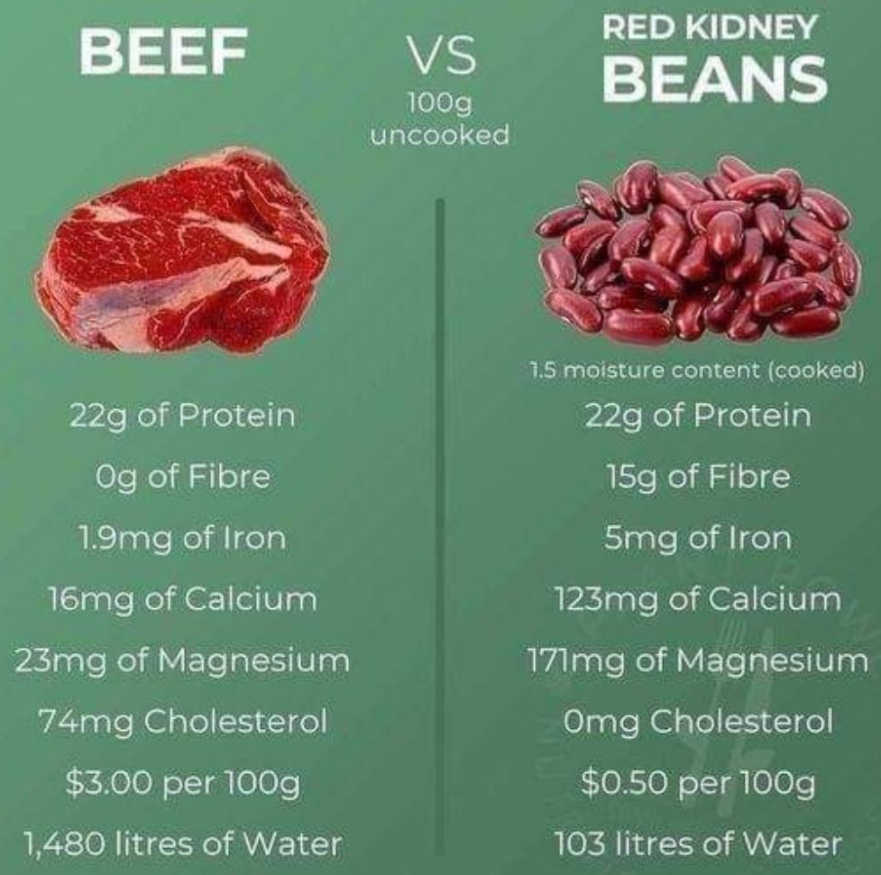 There's No Comparison. 

There's Also No Cholesterol, Saturated Fat, Heart Disease, Diabetes Or Animal Cruelty. 

Please Consider Going 
Plant-Based/Vegan 💚