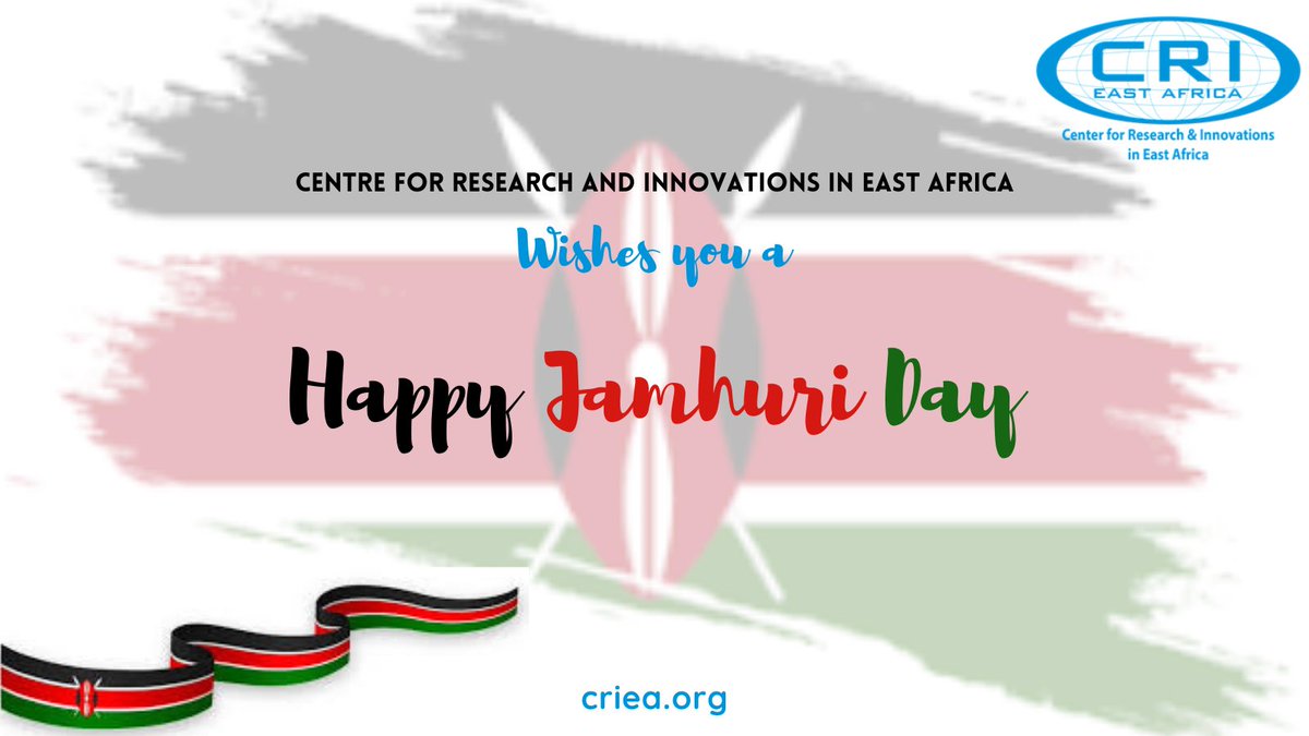 Wishing all Kenyans a joyous Jamhuri Day! As we commemorate the strides towards independence and unity, CRI sends heartfelt greetings. May this special day inspire continued progress and unity. #KenyaAt60