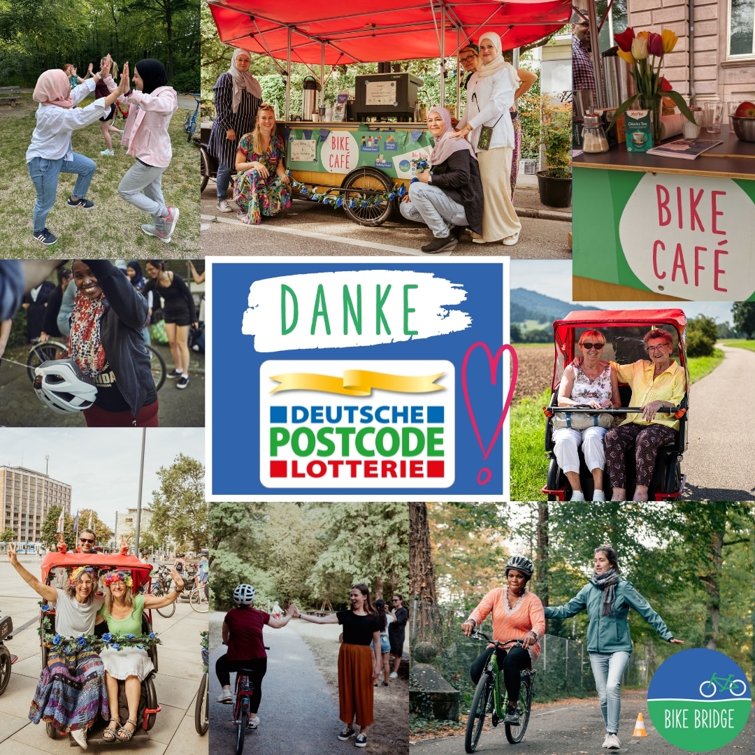 Bike Bridge (@bike_bridge) on Twitter photo Wir sagen DANKE <a href="/DPLotterie/">PostcodeLotterie</a>! 🙏
Für die schon seit mehreren Jahren tolle Förderung unserer Angebote und Projekte an mehreren Standorten - u.a. die Bike & Belong Angebote, das Bike Café und Radeln ohne Alter! 🤗💚💙
#BikeBridge #Danke #PostcodeEffekt Wir sagen DANKE <a href="/DPLotterie/">PostcodeLotterie</a>! 🙏
Für die schon seit mehreren Jahren tolle Förderung unserer Angebote und Projekte an mehreren Standorten - u.a. die Bike & Belong Angebote, das Bike Café und Radeln ohne Alter! 🤗💚💙
#BikeBridge #Danke #PostcodeEffekt