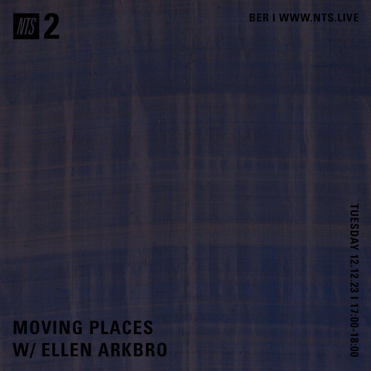 new episode today @NTSlive 5pm (Berlin-time)