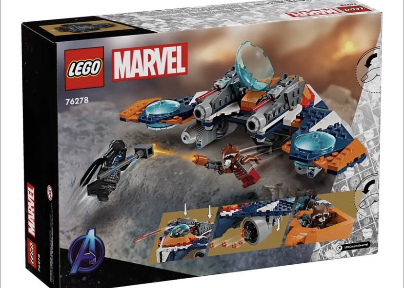 rocketthinker's tweet image. Rocket’s Warbird Vs Ronan Lego Set