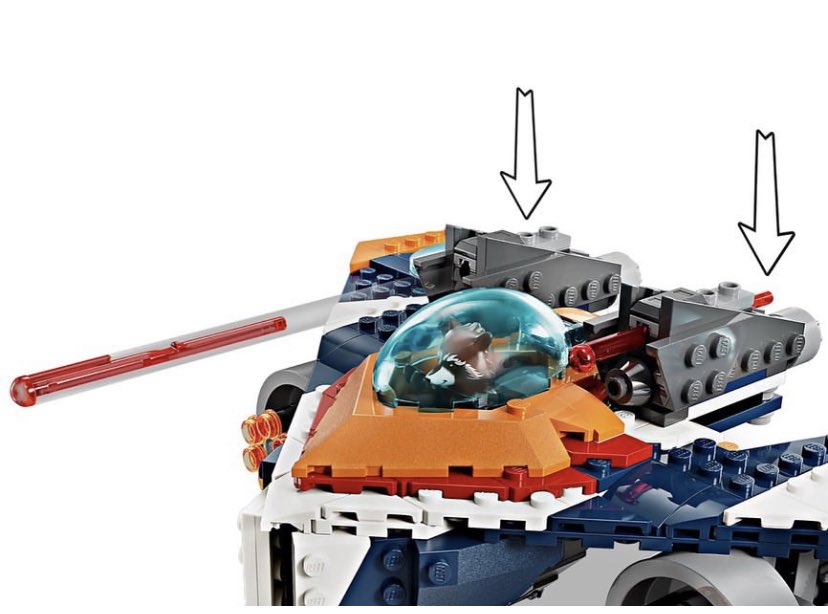 rocketthinker's tweet image. Rocket’s Warbird Vs Ronan Lego Set