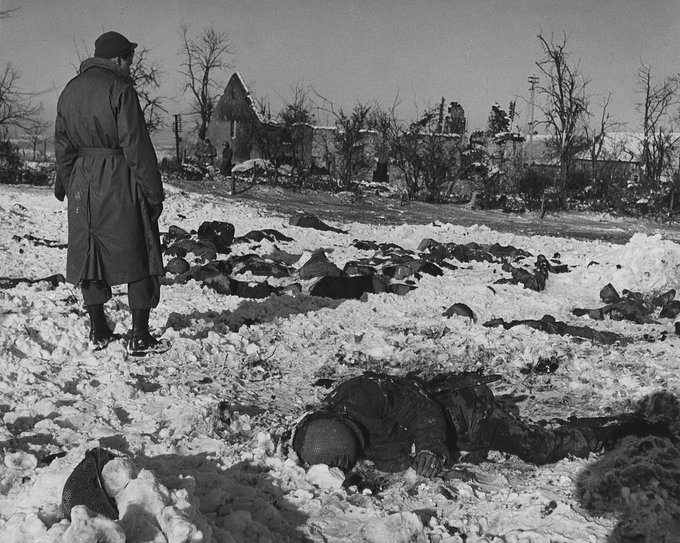 On this day in 1944, 84 American prisoners-of-war are shot by the SS at Malmedy, Belgium. Other groups of captured U.S. soldiers are also massacred at Büllinge, Baugnez and Wereth.