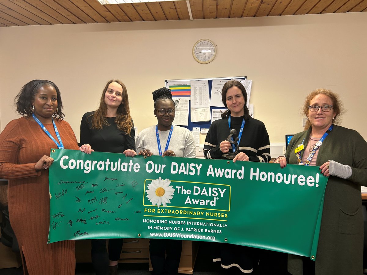 Congratulations to our DAISY Community Award winner for August 2023 Carmel Murray Health Visiting Team D!⭐️⭐️⭐️👏👏👏@mcmanusb @LassmanVarda @KKessack @CityHackneyHV @NHSHomerton @DAISY4Nurses @happeningathom #recognition #healthvisiting