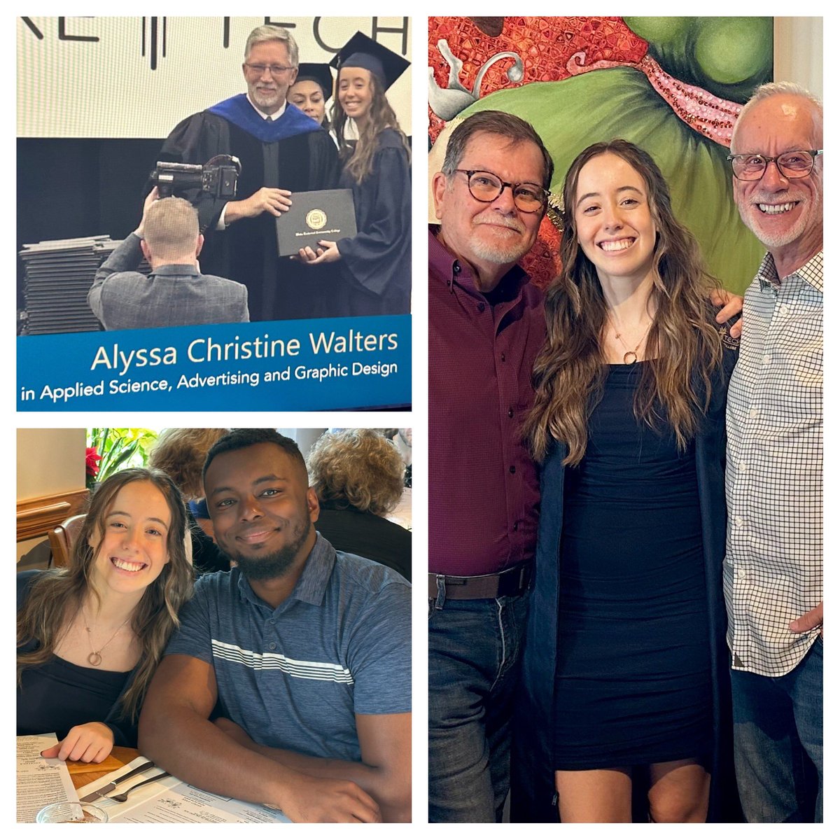 So proud of granddaughter Alyssa.