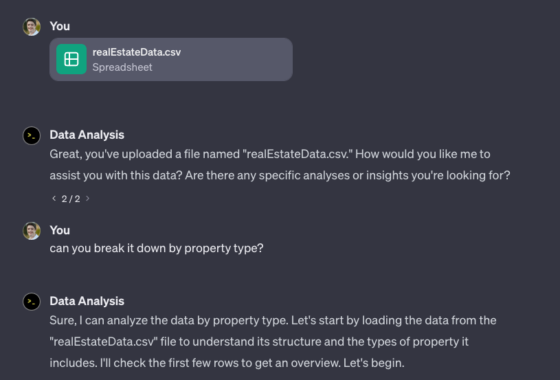 Tried the Data Analysis custom GPT from @OpenAI and it's eye-opening. Drop in a CSV file and let it go to work. It's getter easier to work with and gives better results.