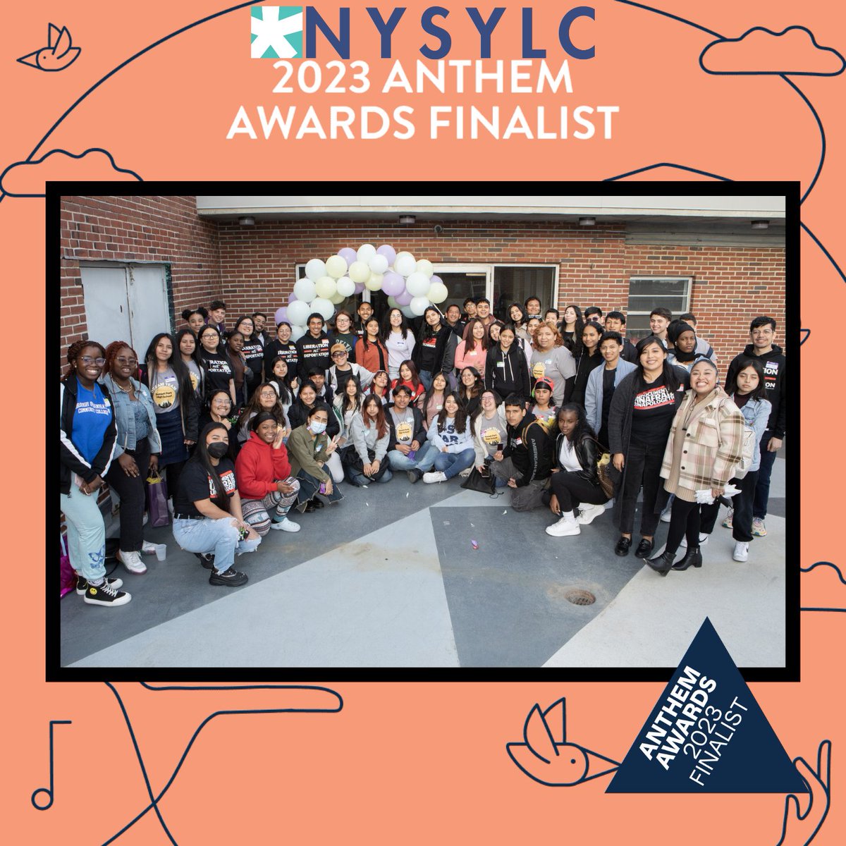 Congratulations to <a href="/NYSYLC/">NYSYLC</a> for coming in as a finalist for the 3rd Annual <a href="/anthemawards/">anthemawards</a>! 

They are nominated for their work to support #immigrant rights and create better #schools for immigrant students: celebrate.anthemawards.com/PublicVoting#/…