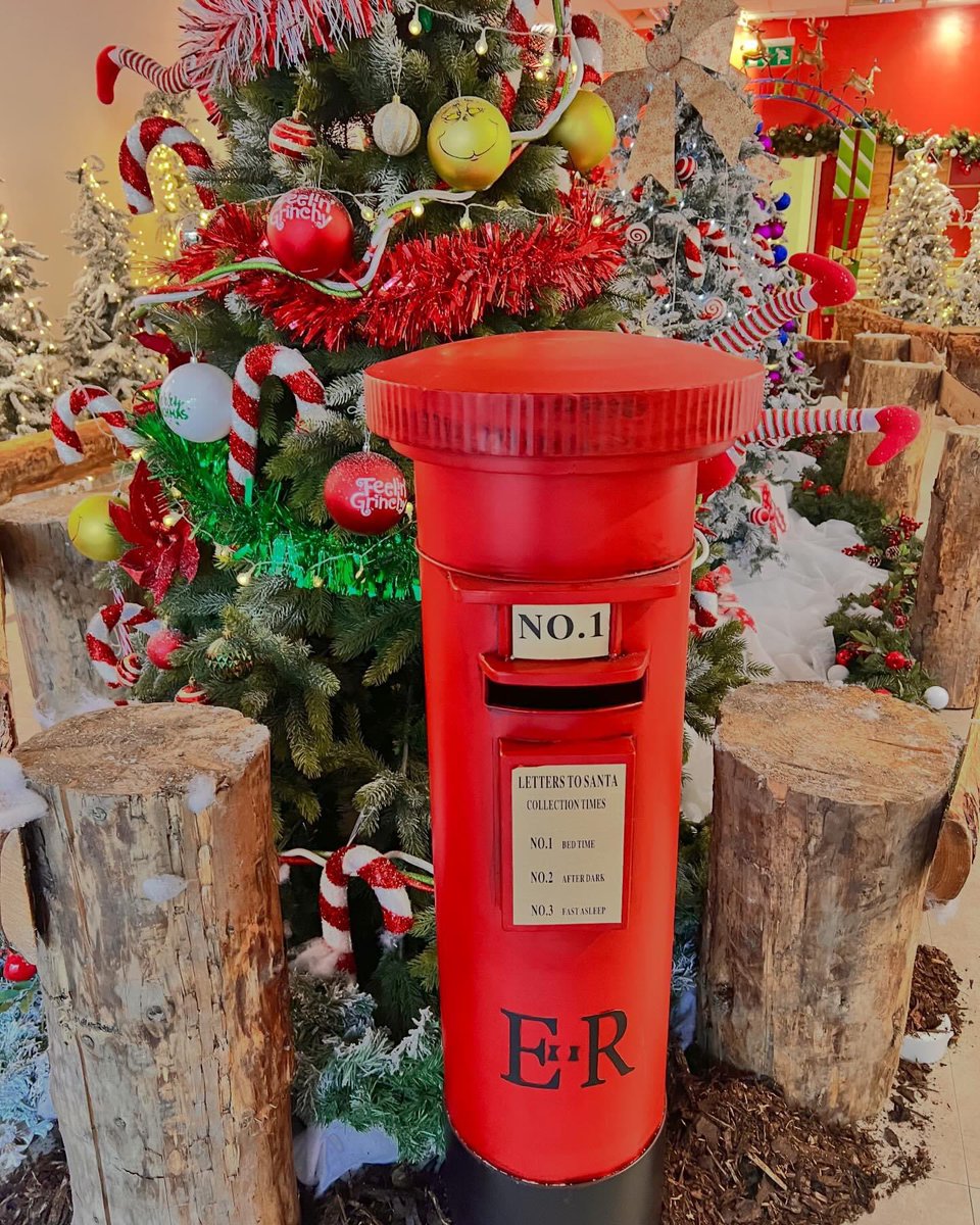 Don’t forget if your visiting the grotto this weekend you can bring your letter along with you! We will ensure all of your letters will go to Santa🎅🏽 Make sure you post your letter by 23rd December!🎄