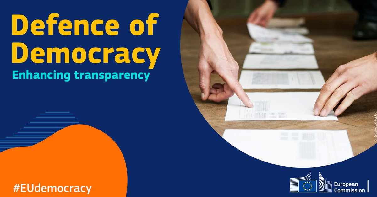 We are taking action to better shield ourselves from covert foreign influence by mandating transparency. Our proposed Directive will: ➡ Define common EU standards ➡ Ensure accountability when third countries seek to influence the EU democratic process Here’s how ↓