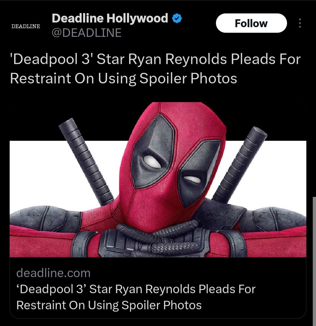 Deadpool 3' Star Ryan Reynolds Pleads For Restraint On Using