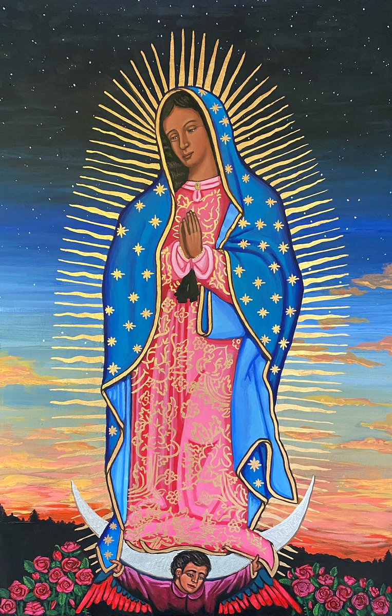Happy Feast Day of Our Lady of Guadalupe. “I am your Mother” Prints and Prayer Candles: kellylatimoreicons.com